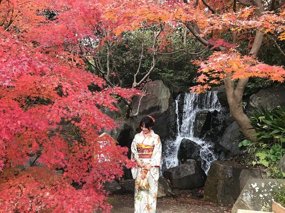 紅葉の季節に葉山にて