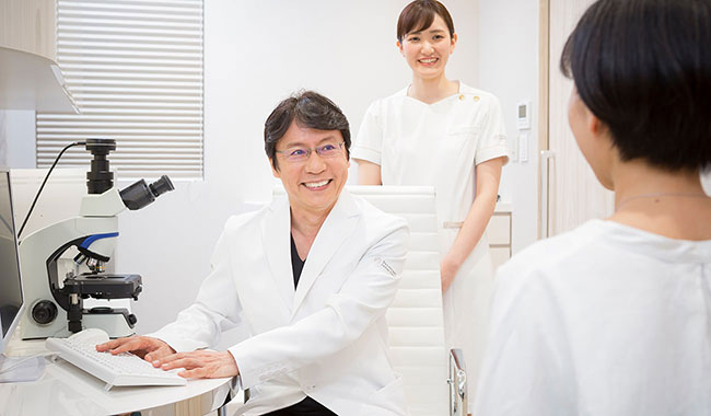 田園都市レディースクリニック 診察風景